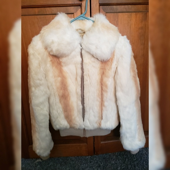 Vintage Rabbit Fur Coat - Picture 3 of 8